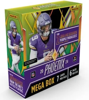 2024 Panini Phoenix Football Trading Card Mega Box