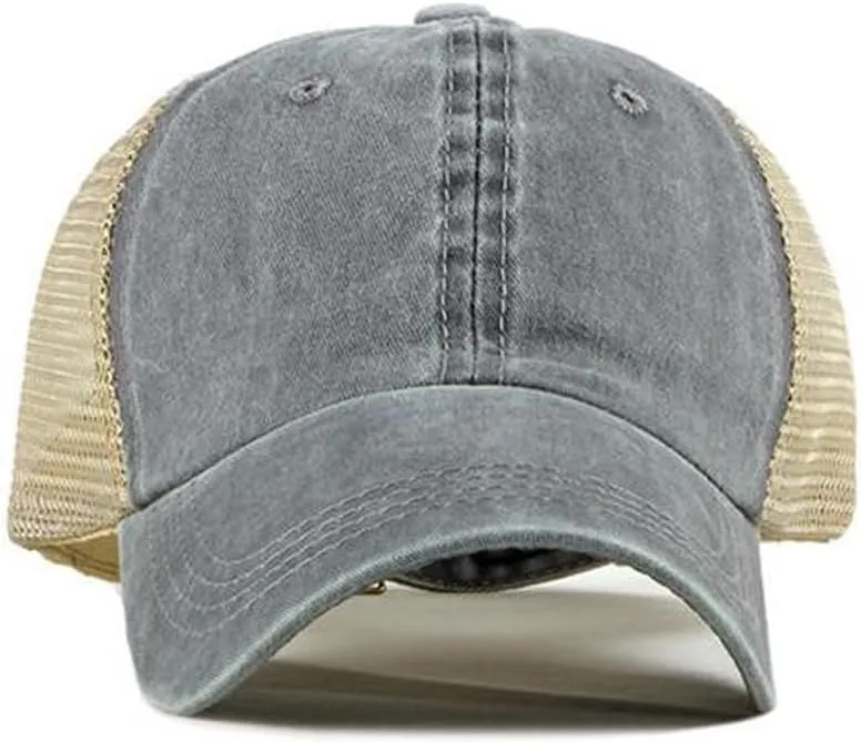 CLAPE Mesh Baseball Cap Summer Breathable Trucker Mesh Hat Golf Dad Hats Quick Dry Cool Hats Outdoor Sports Running Cap