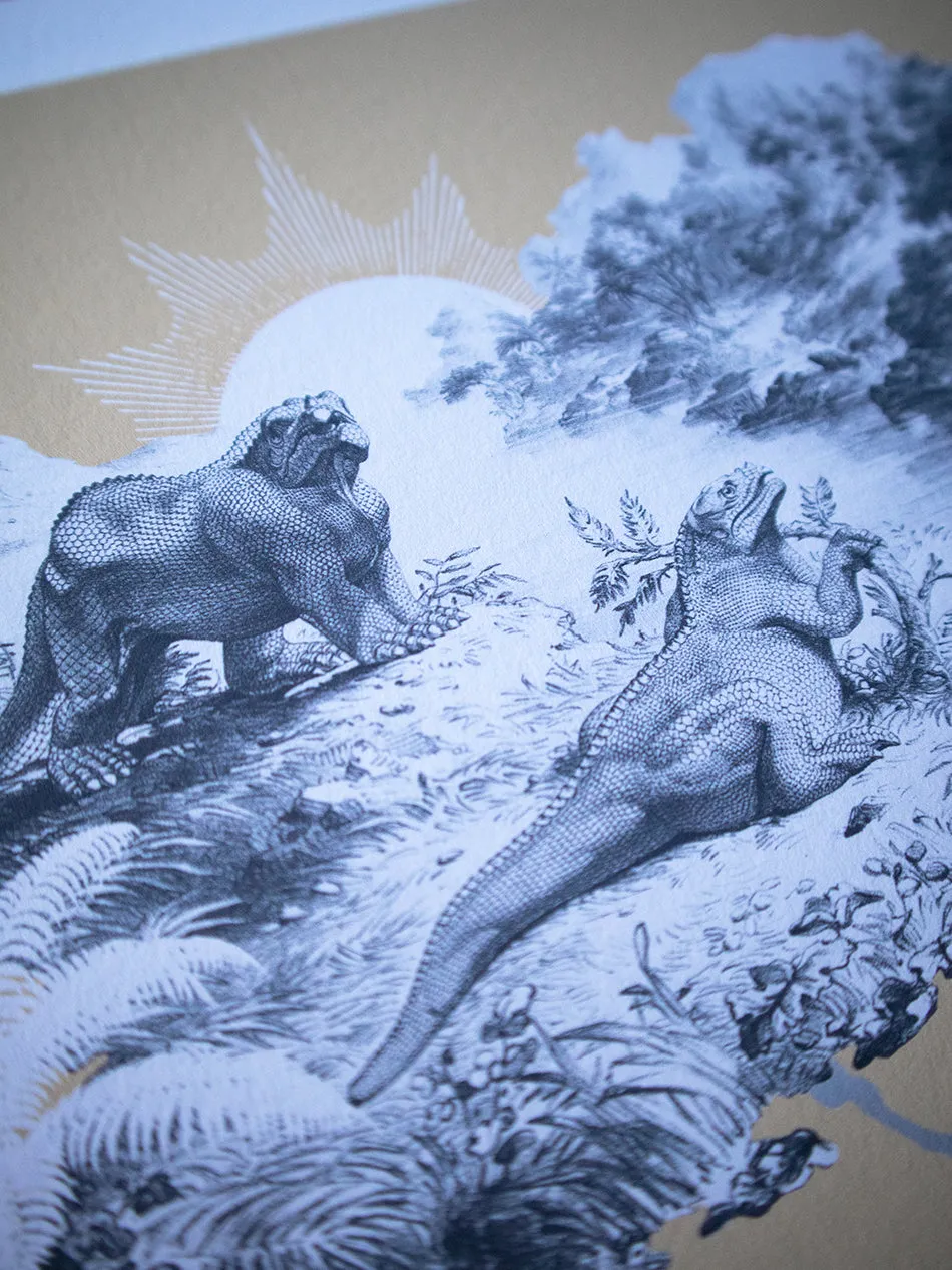Extinctopia 'Keep Off' Limited Edition Art Print