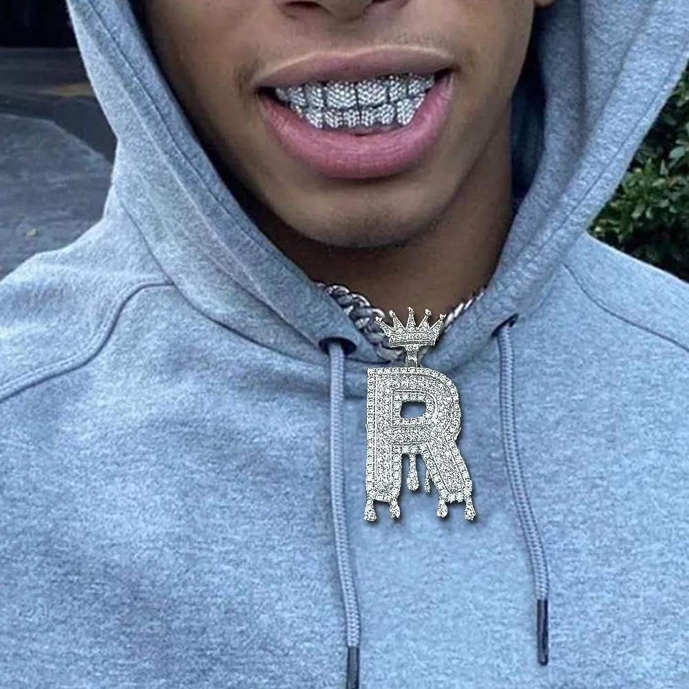 JINAO Grillz Gold Grills for Your Teeth Fake Teeth 18K Gold Plated Iced out 8 Top Teeth 8 Bottom Tooth Grillz for Men Women Hip Hop Rapper Costume