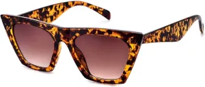 mosanana Square Cat Eye Sunglasses for Women Trendy Retro Cool MS51801