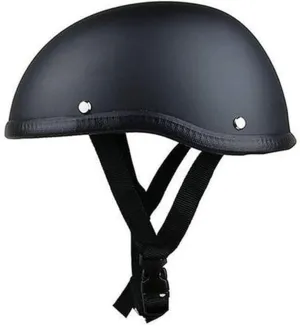 Retro Motorcycle Half Helmet,DOT Approved Vintage German Style Skull Cap Half Shell Helmets for Men Women,Beanie Open Face Helmet for Moped Bicycle Scooter