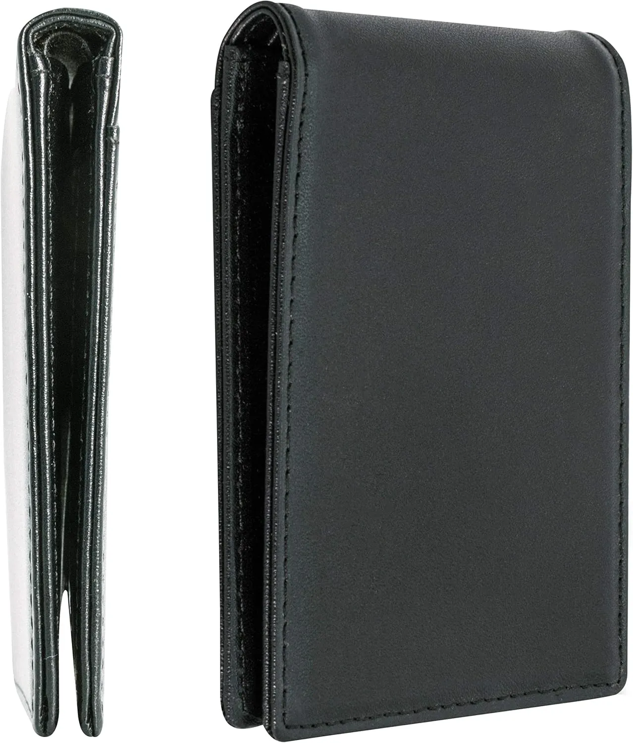 STAY FINE Minimalist Wallet for Men RFID Leather Bifold Slim Billfold with ID and Card Slots