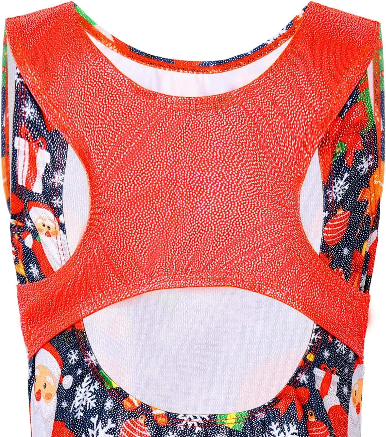TFJH E One-piece Gymnastics Leotards for Girls Sparkle Athletic Clothes Activewear