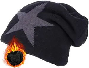 Y2k Grunge Accessories Slouchy Beanies for Women & Men - Vintage Winter Warm Knitted Beanies